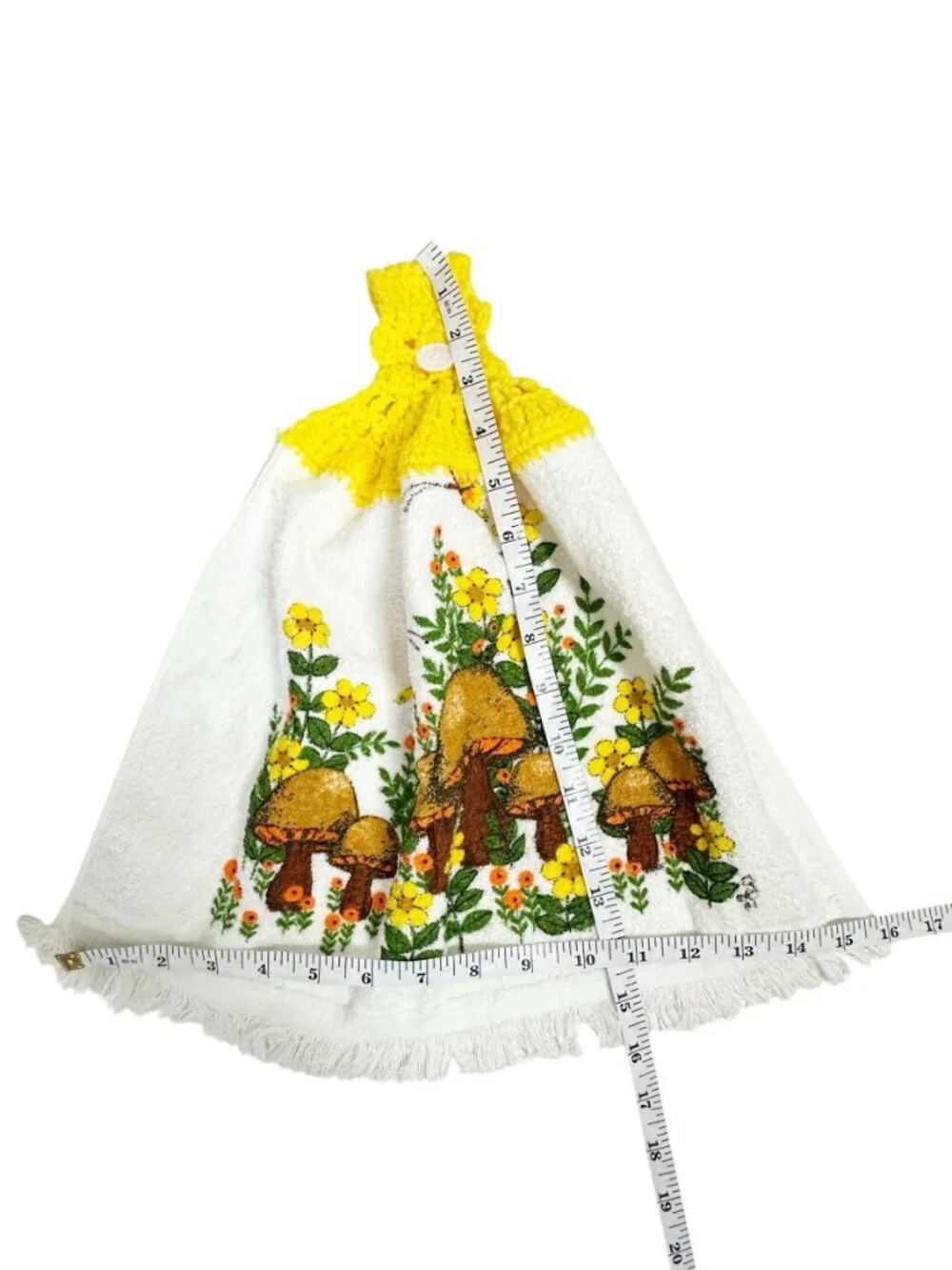 Vintage Mushroom Hand Towel